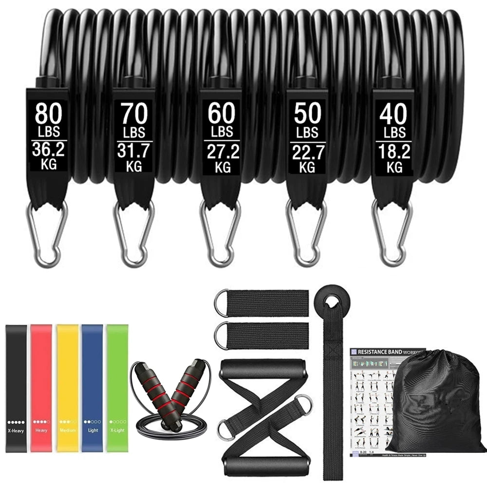 Workout Bar Fitness Resistance Bands