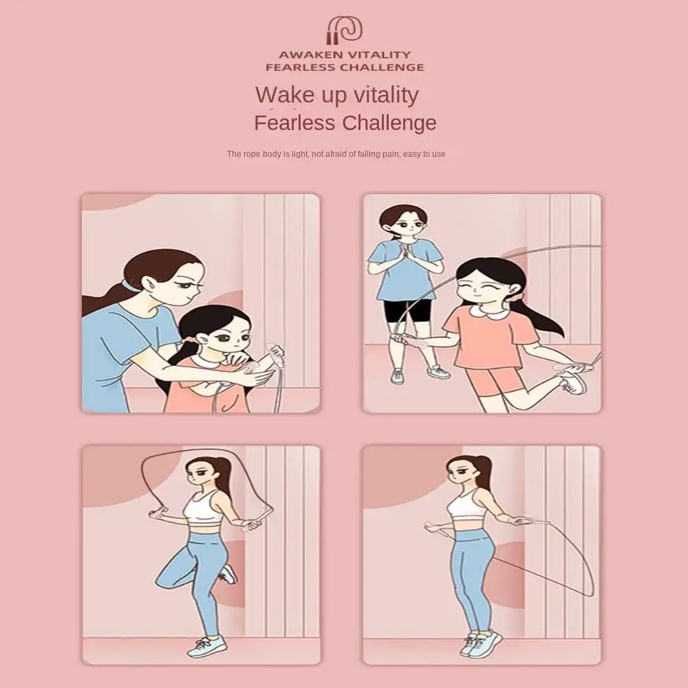 Adjustable Soft Beaded Skipping Rope