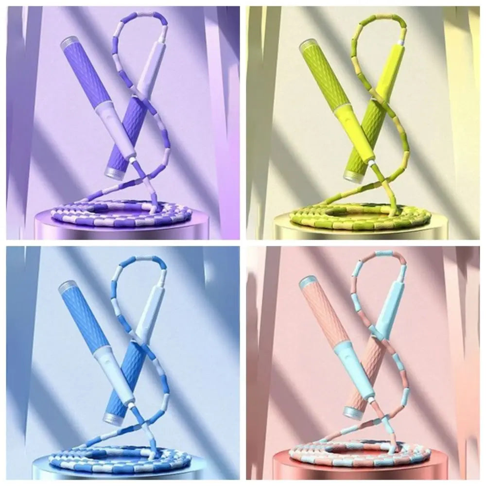 Adjustable Soft Beaded Skipping Rope