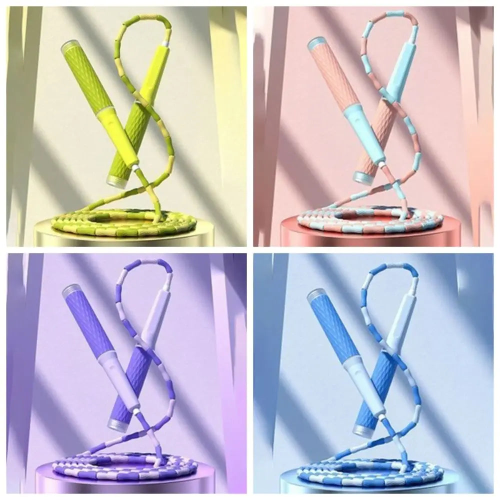 Adjustable Soft Beaded Skipping Rope
