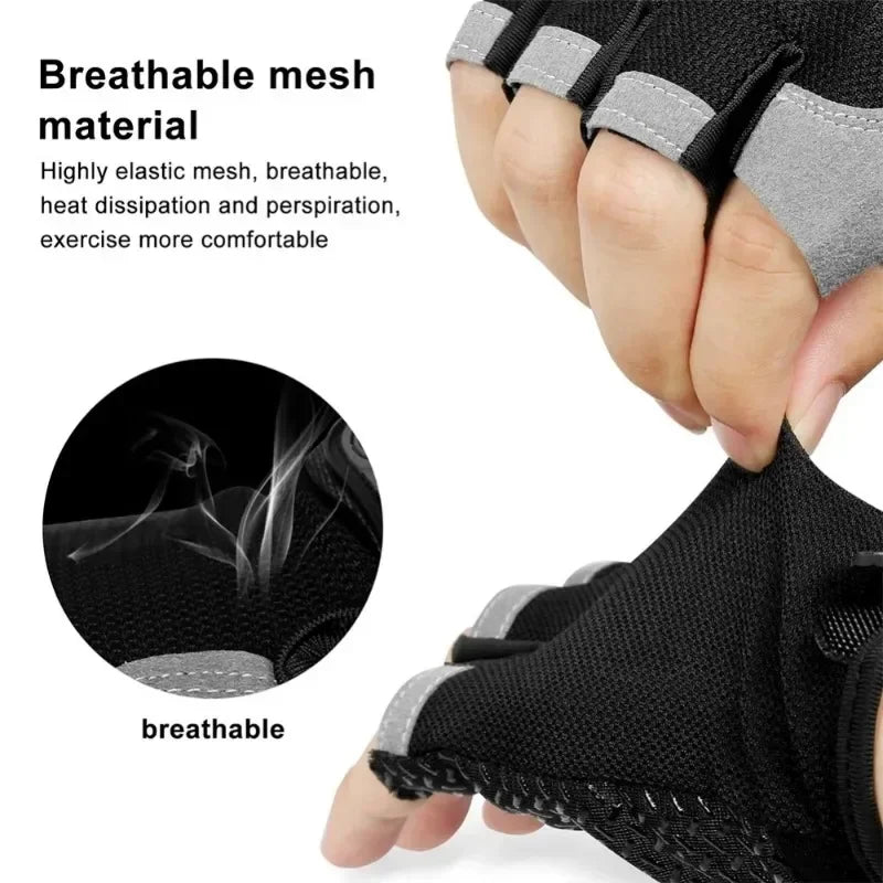 Breathable Anti-Slip Half Finger Gloves