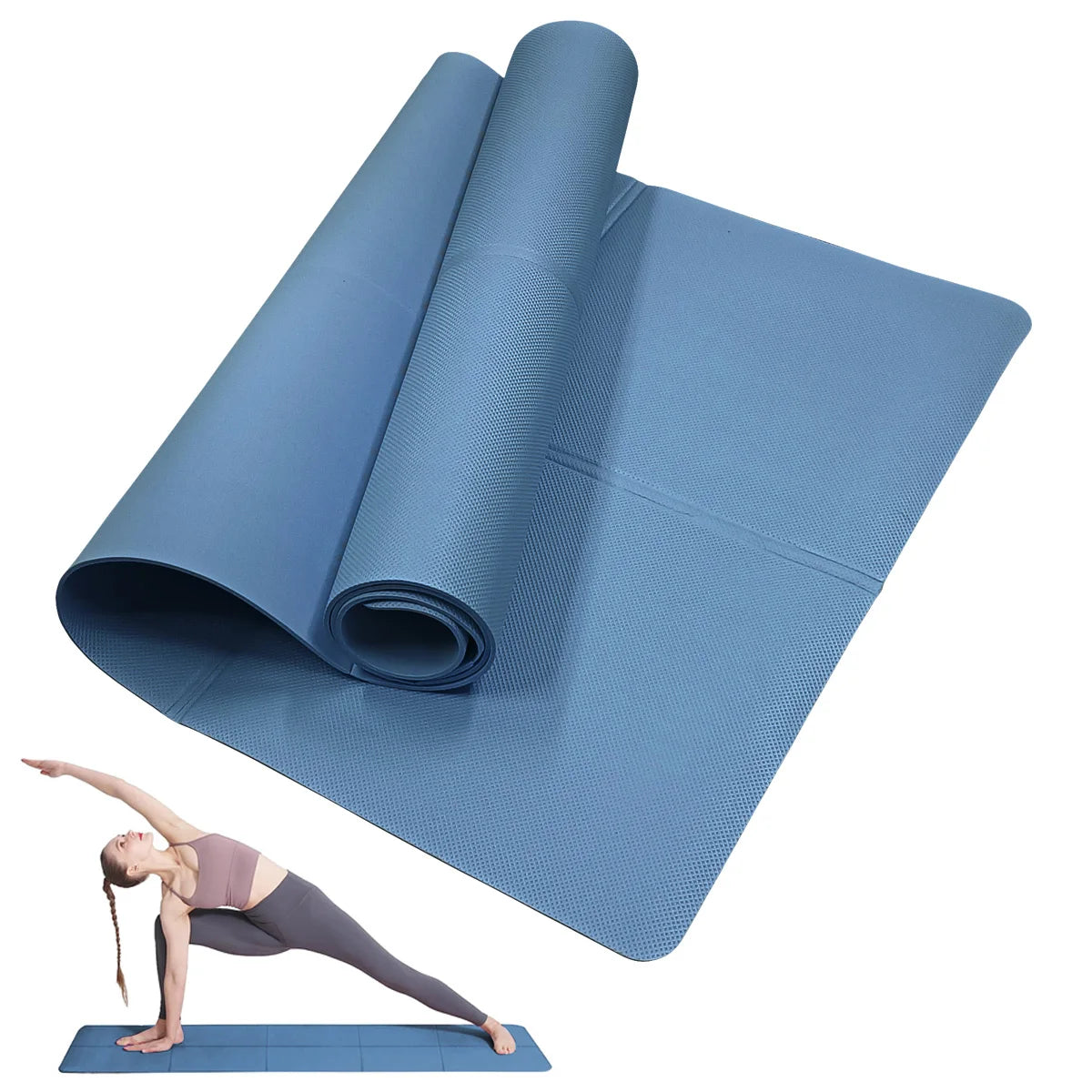 4MM Thick EVA Yoga Mats Anti-slip Sport