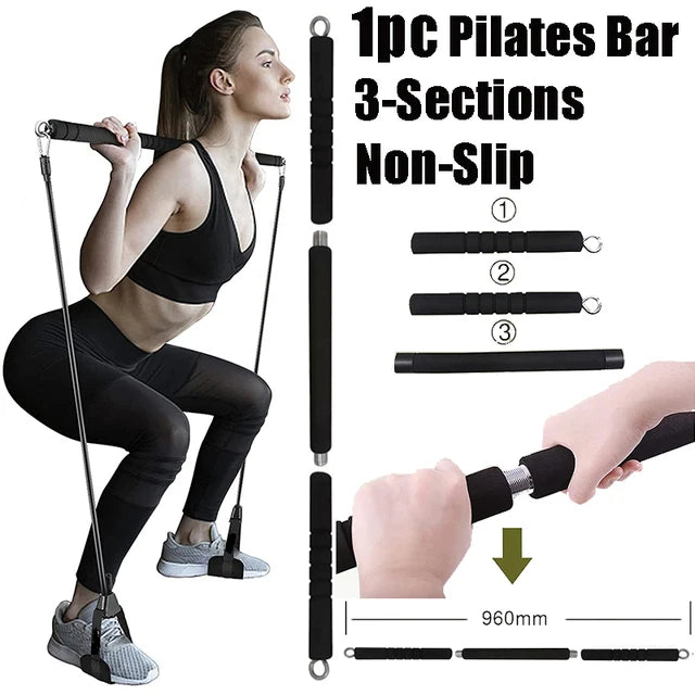 Workout Bar Fitness Resistance Bands