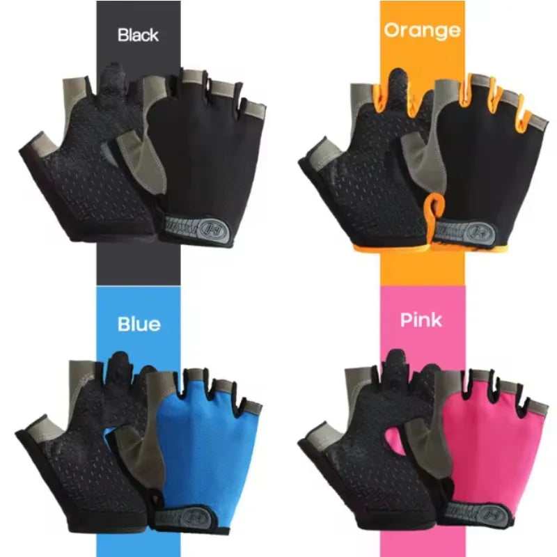Breathable Anti-Slip Half Finger Gloves
