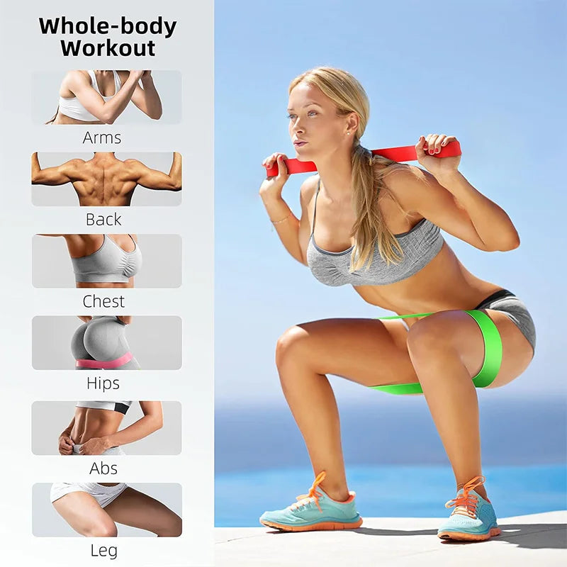Different Resistance Bands Yoga Band Fitness Exercise Training Hip Tension