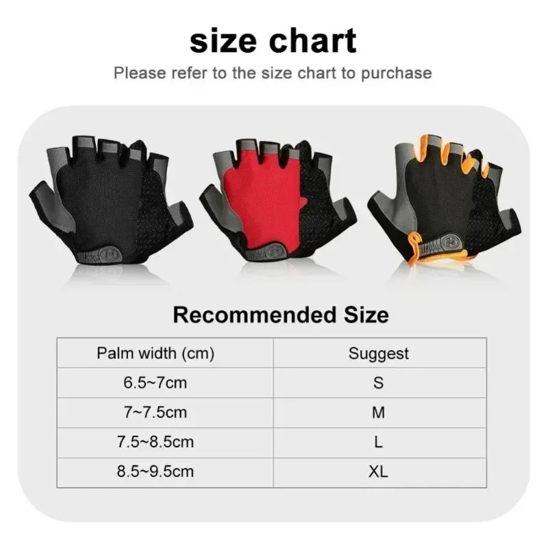 Breathable Anti-Slip Half Finger Gloves